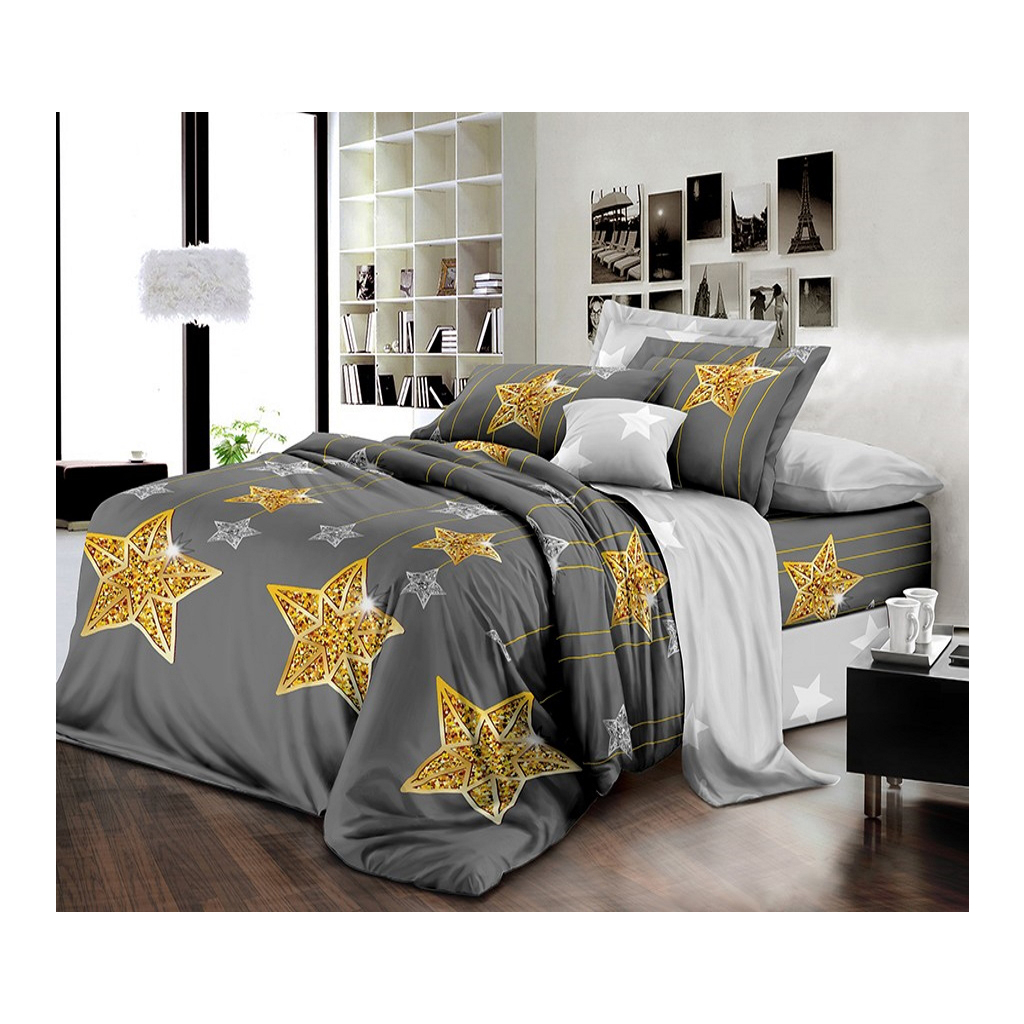 Постільна білизна MirSon Бязь 17-0422-1 Golden Star 110х140 (2200004091990) - зображення 1