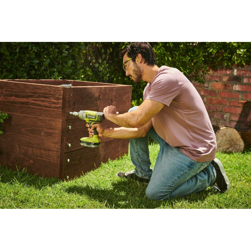 Гайковерт Ryobi ONE+ ударний RIW18-1C20SA3, 18V, 2Ah, 2600об/хв. 800Нм, 1/2" 3 шв, сумка (5133005664) - зображення 2