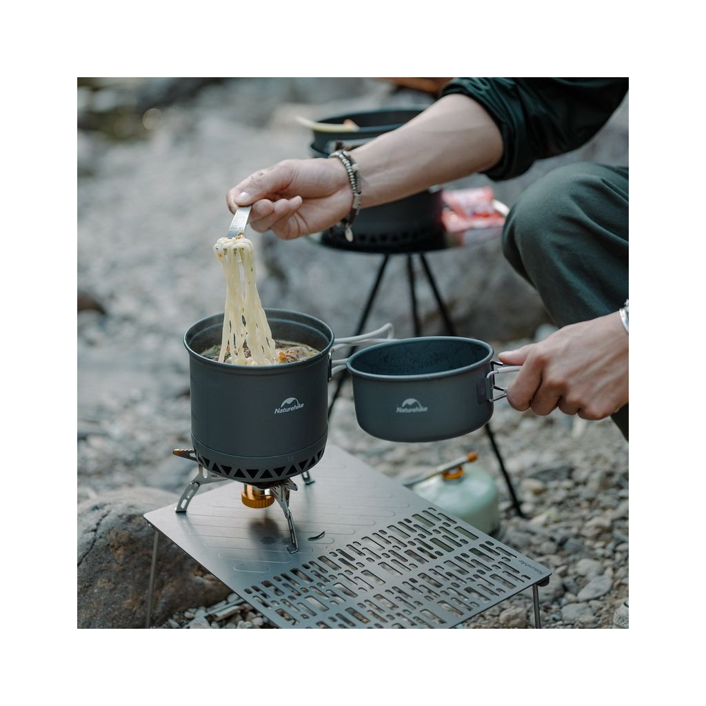 Набір туристичного посуду Naturehike CNK2300CJ0002 1,2 л алюміній (6976023929595) - зображення 4