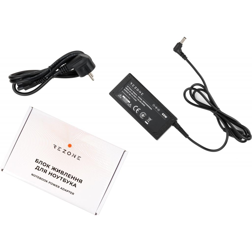 Блок живлення до ноутбуку Rezone ASUS 65W 19V 3,42A 5.5*2.5 (RZPSAS65195525) - зображення 1