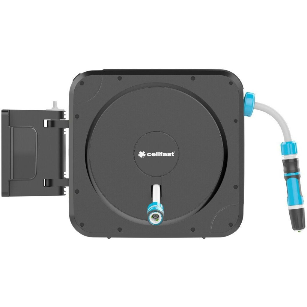 Шланг для поливу Cellfast на котушці ERGO, 20м+2м, шланга 1/2", комплект конекторів та зрошувач ERGO (55-410) - зображення 8