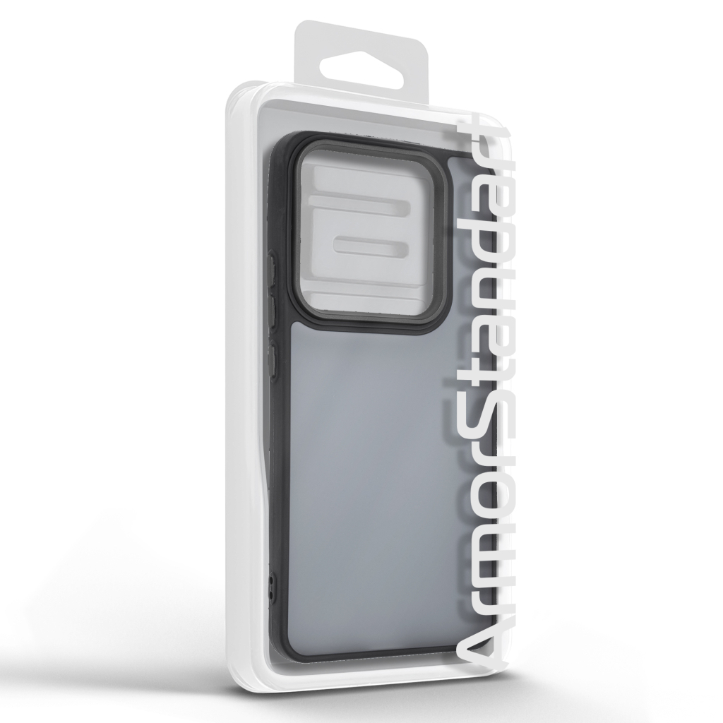 Чохол до мобільного телефона Armorstandart Frame Xiaomi Poco M7 Pro 5G Black (ARM83160) - зображення 3