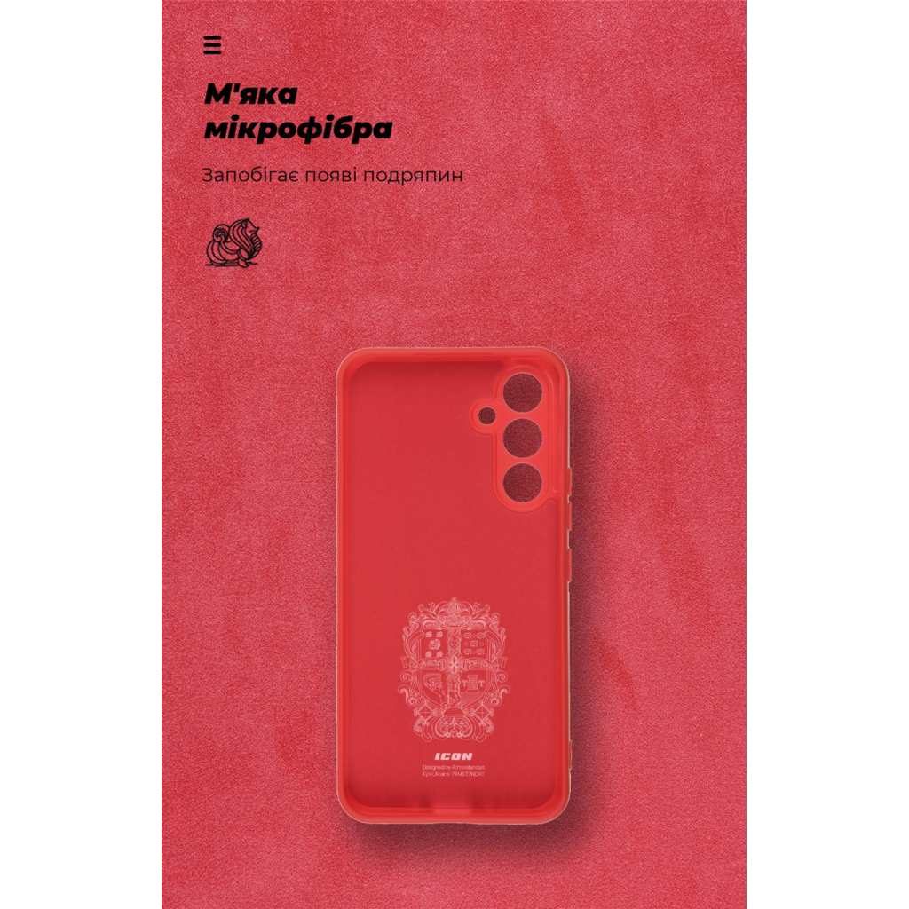 Чохол до мобільного телефона Armorstandart ICON Case Samsung A54 5G (A546) Camera cover Red (ARM66176) - зображення 5