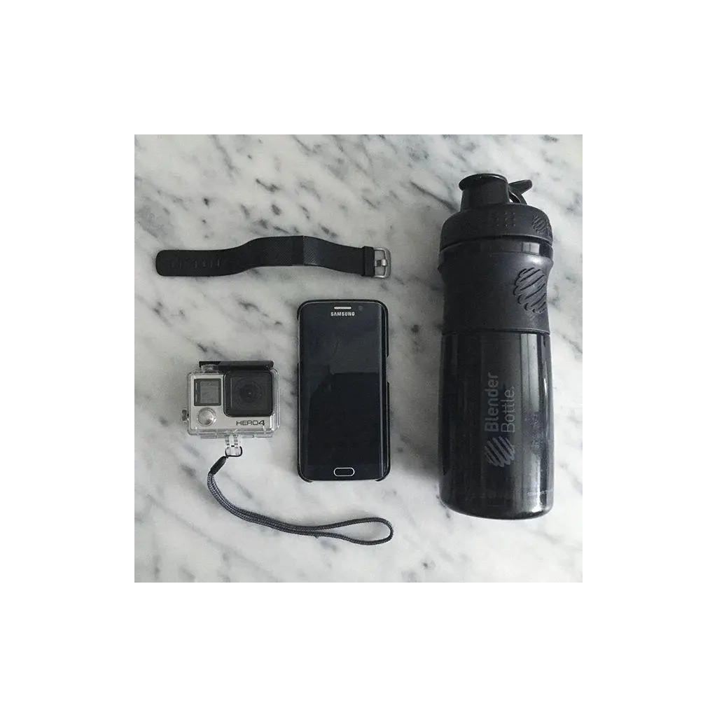 Шейкер спортивний BlenderBottle SportMixer Flip 28oz/820ml Black (SM 28oz Black) - зображення 9