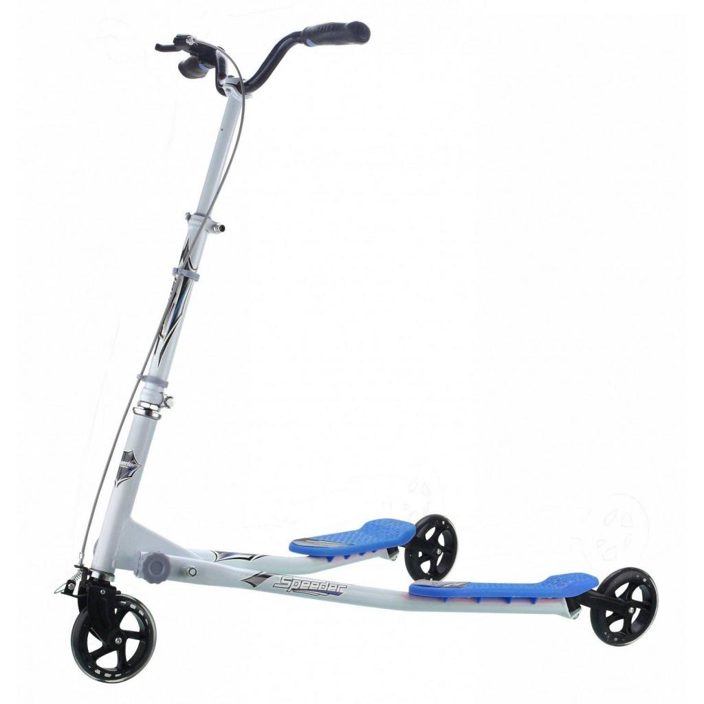 Самокат GO Travel SPEEDER (Середній) Сріблясто-блакитний (LS-302(M)_SB) - зображення 1