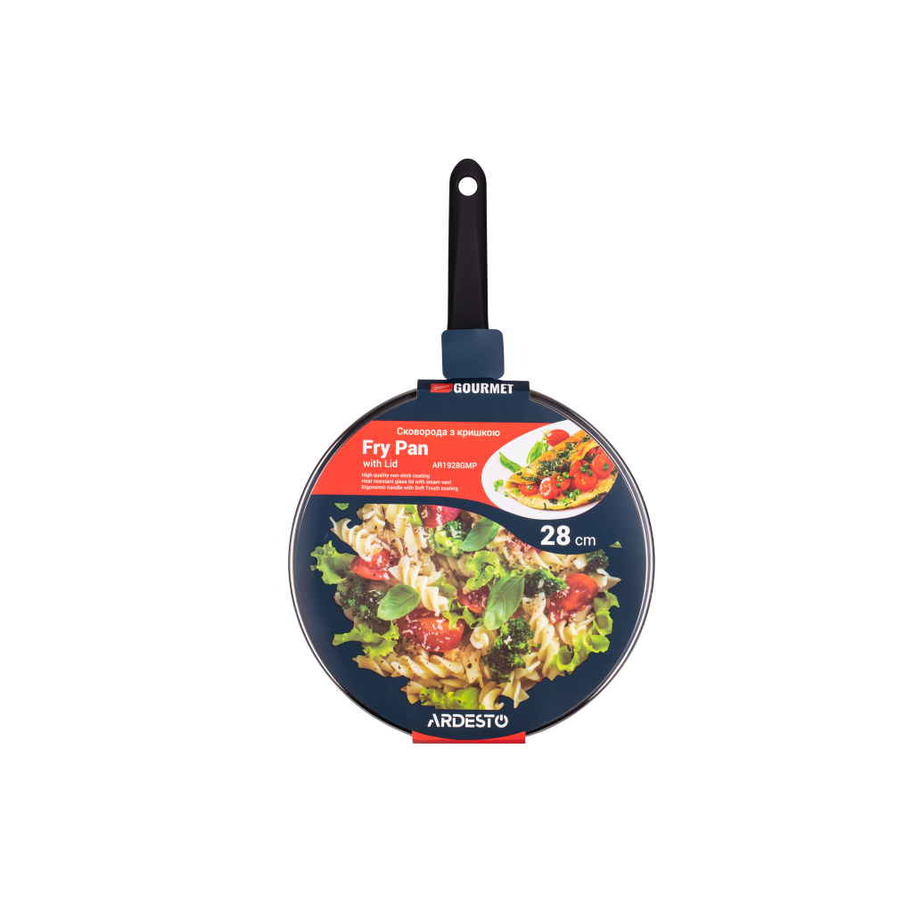 Сковорода Ardesto Gemini Gourmet Aosta з кришкою 28 см (AR1928GMP) - зображення 4