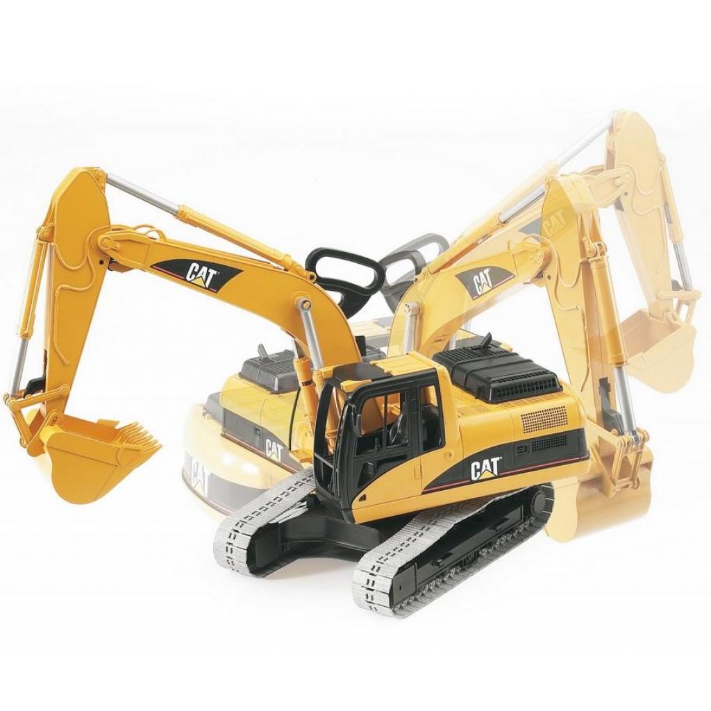 Спецтехніка Bruder Екскаватор на гусеницях Bruder CAT 1:16 (02438) - зображення 3
