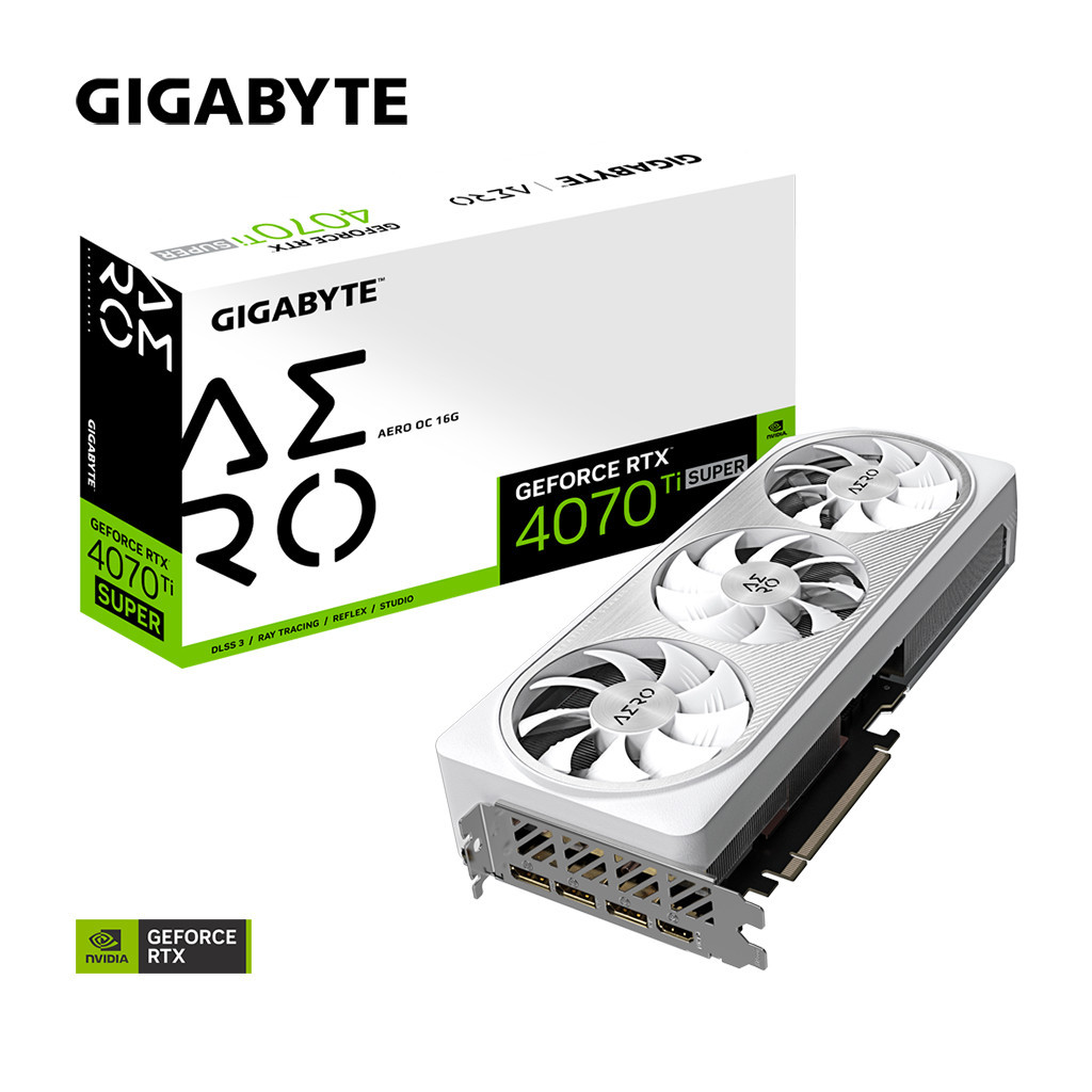 Відеокарта GIGABYTE GeForce RTX4070Ti SUPER 16Gb AERO OC (GV-N407TSAERO OC-16GD) - зображення 5