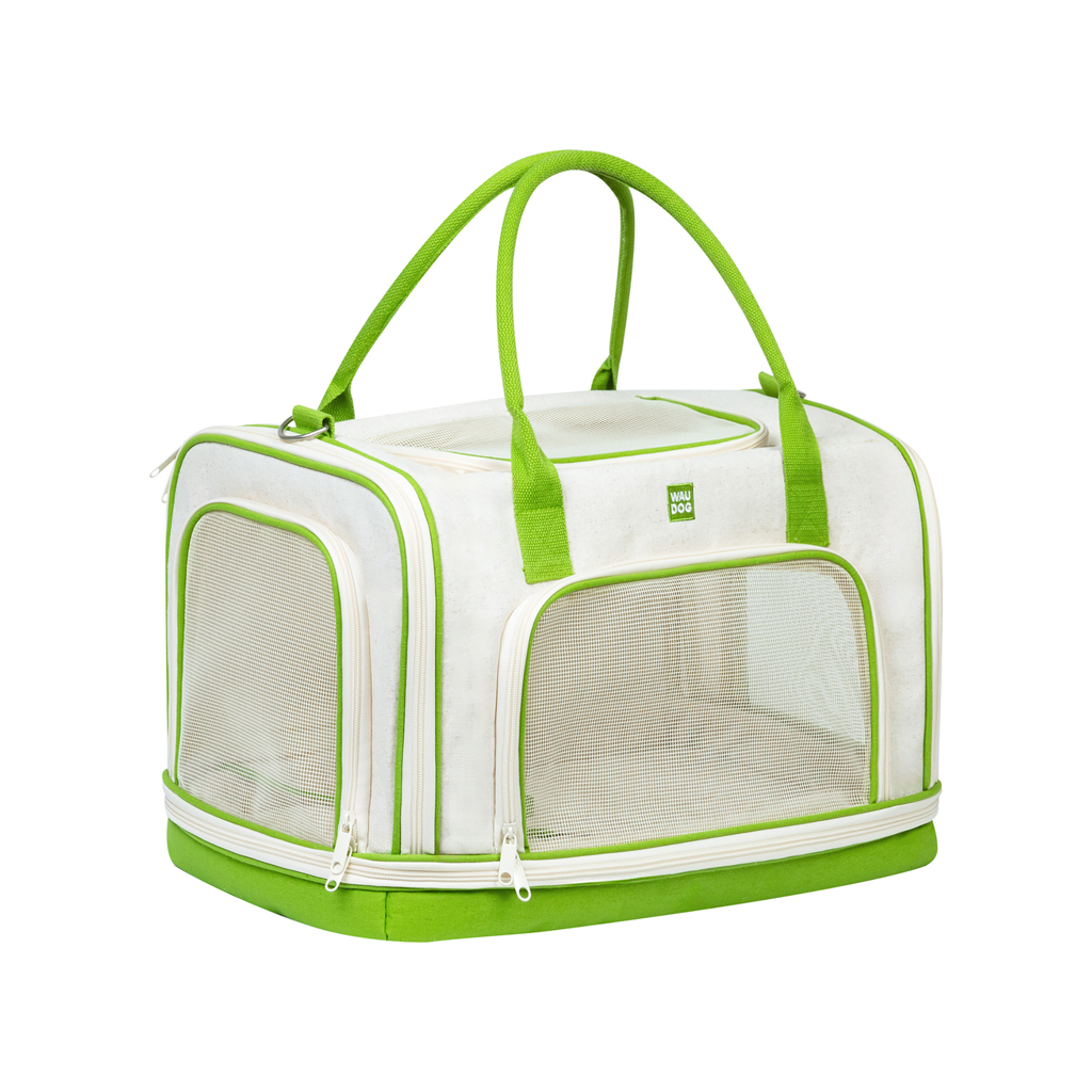 Переноска для тварин WAUDOG Relax Eco 47х30х28 см для котів та дрібних порід собак до 8 кг (9987) - изображение 1