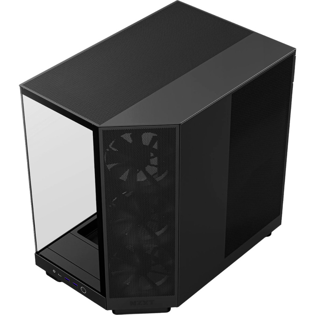 Корпус NZXT H6 Flow All Black (CC-H61FB-01) - зображення 2