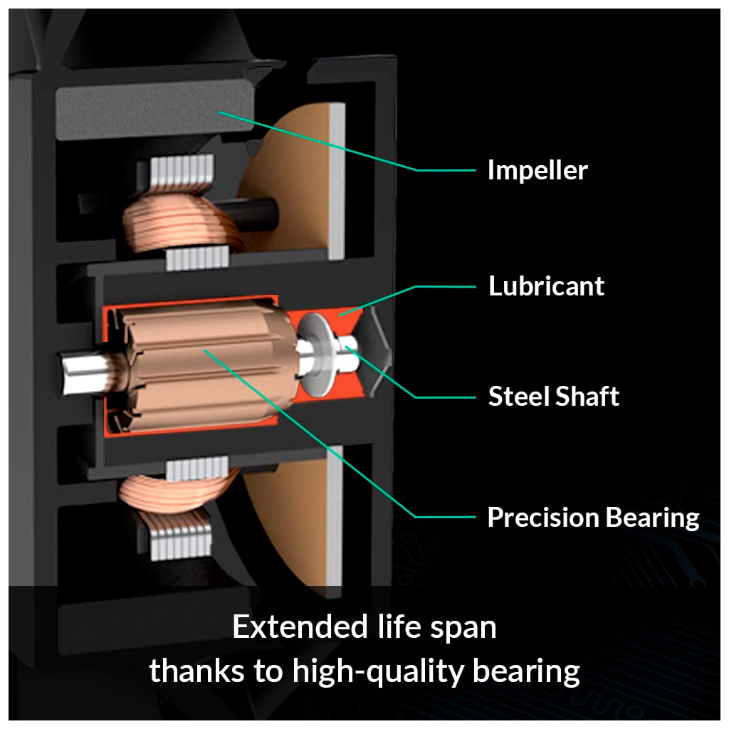 Кулер до корпусу Arctic F12 PWM, 5 pcs (ACFAN00145A) - зображення 5
