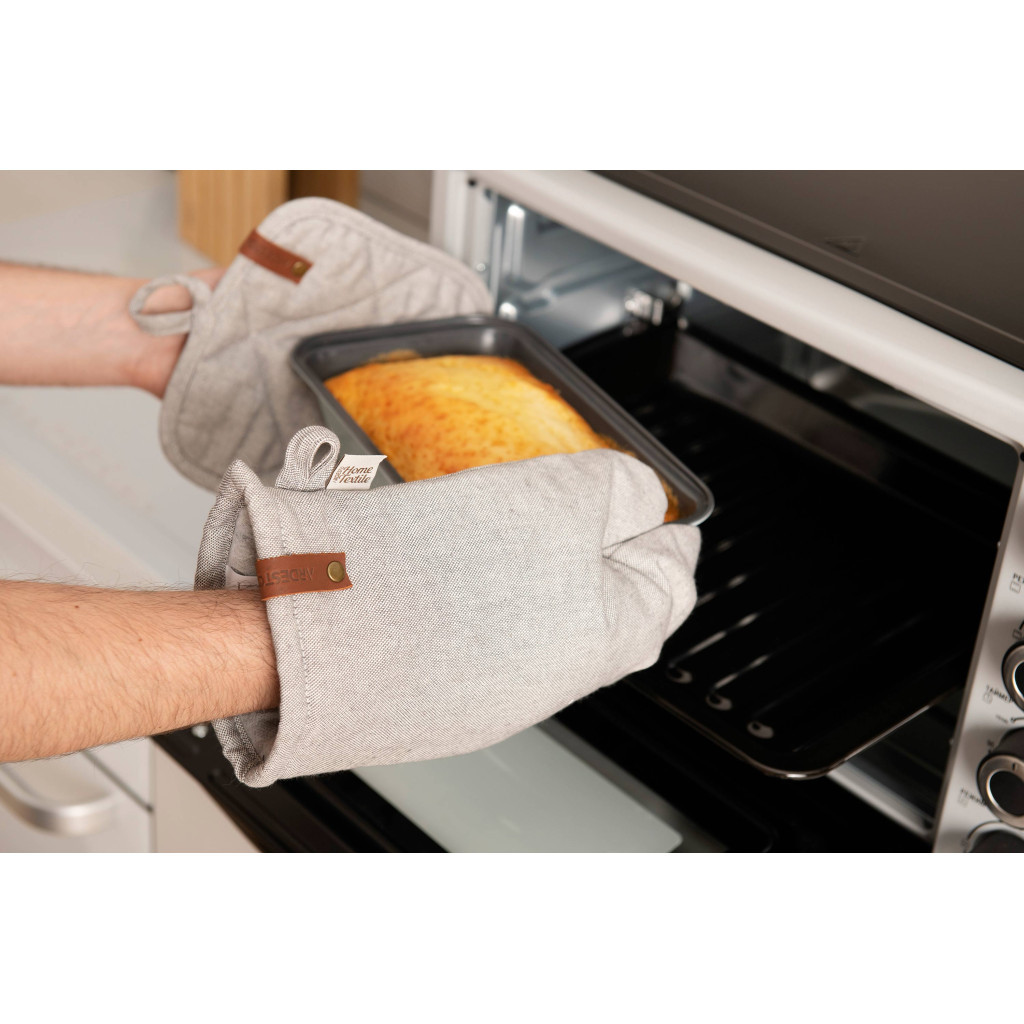 Кухонна прихватка Ardesto Рукавичка Oliver сірий, 100% бавовна (ART05OD) - изображение 2