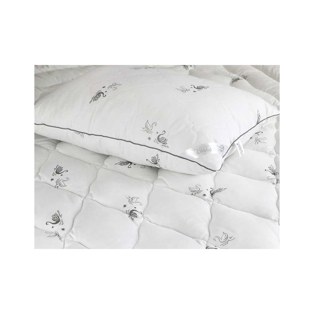 Ковдра Руно зі штучного лебединого пуху Silver Swan 140х205 см (321.52_Silver Swan) - зображення 5