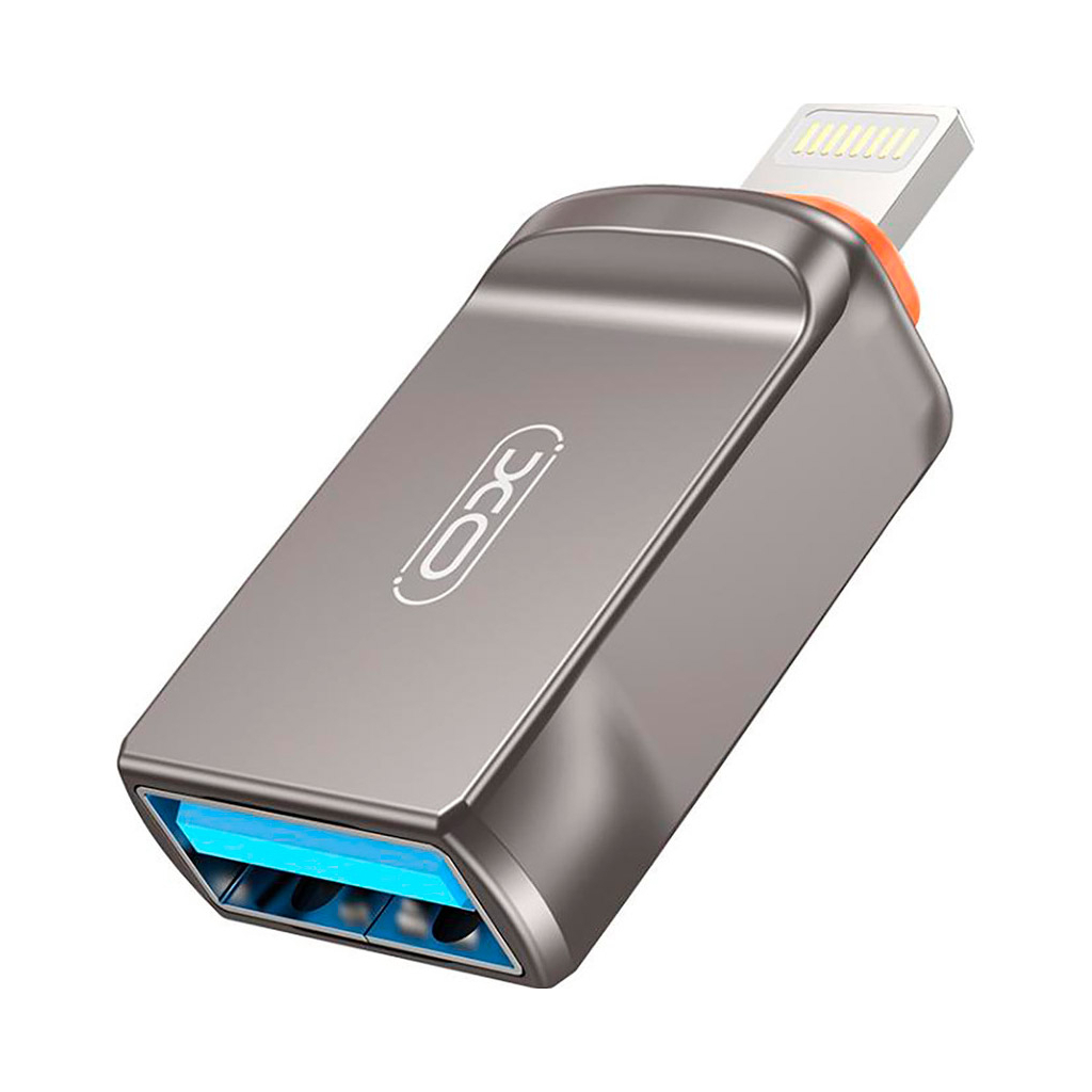 Перехідник OTG USB to Lightning XO (NB281A-IA.tranish) - зображення 1