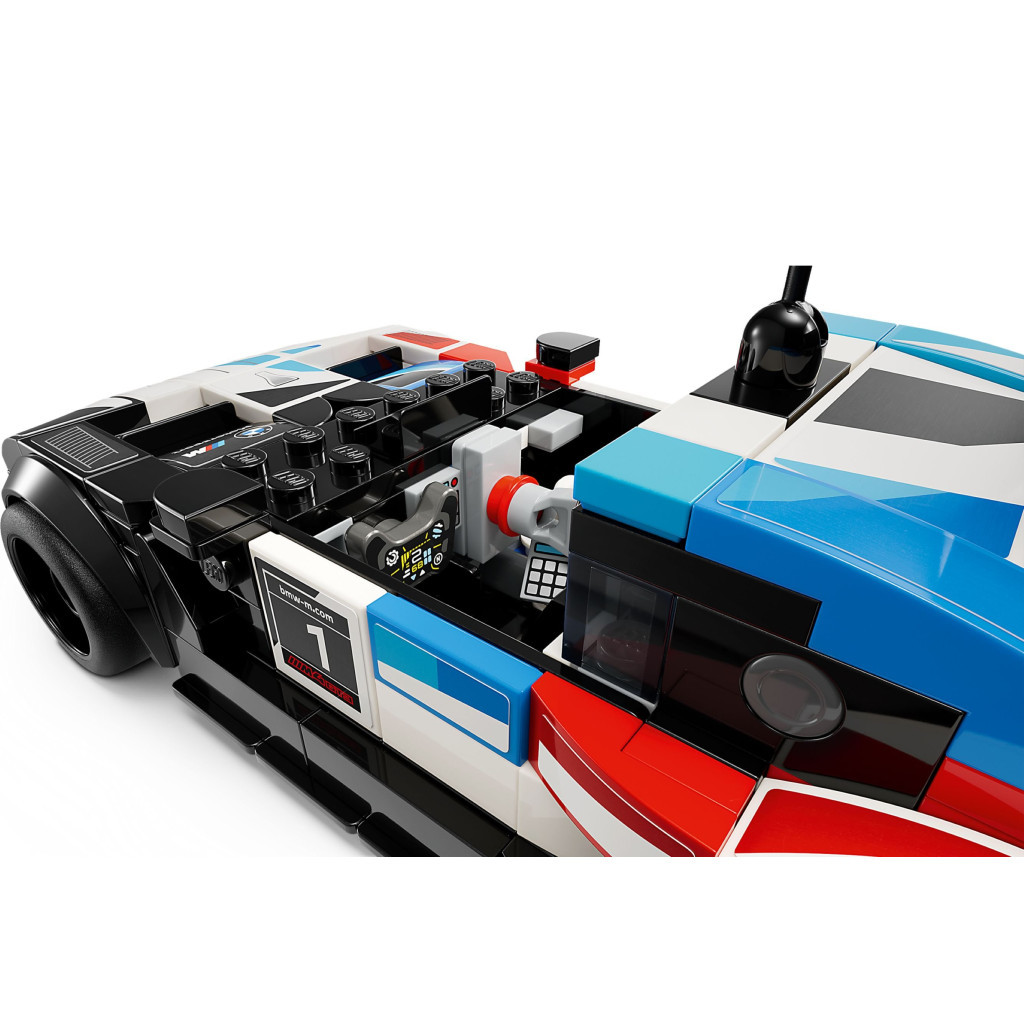 Конструктор LEGO Speed Champions Гоночні автомобілі BMW M4 GT3 та BMW M Hybrid V8 676 деталей (76922) - зображення 7