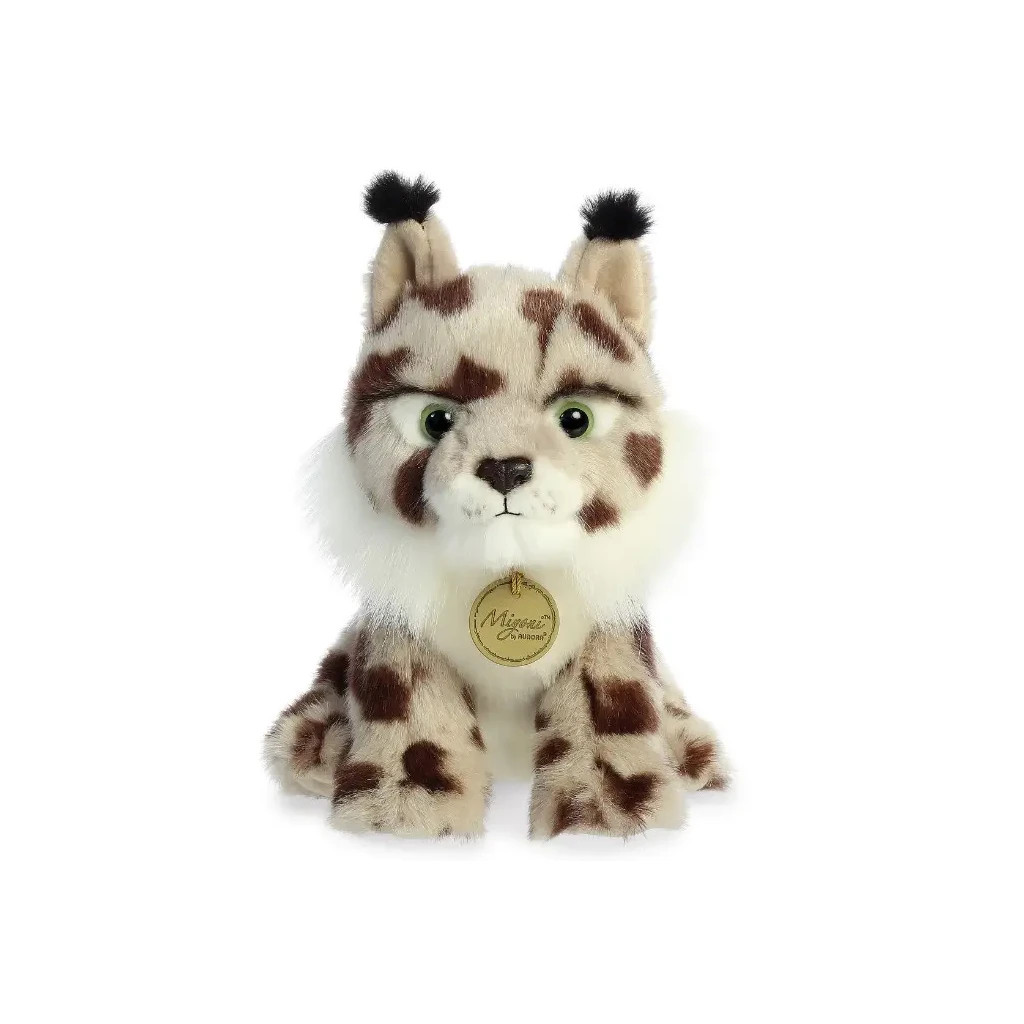 М'яка іграшка Aurora м'яконабивна Рись Іберійська Бежево-коричнева 22 см (210292A) - зображення 1