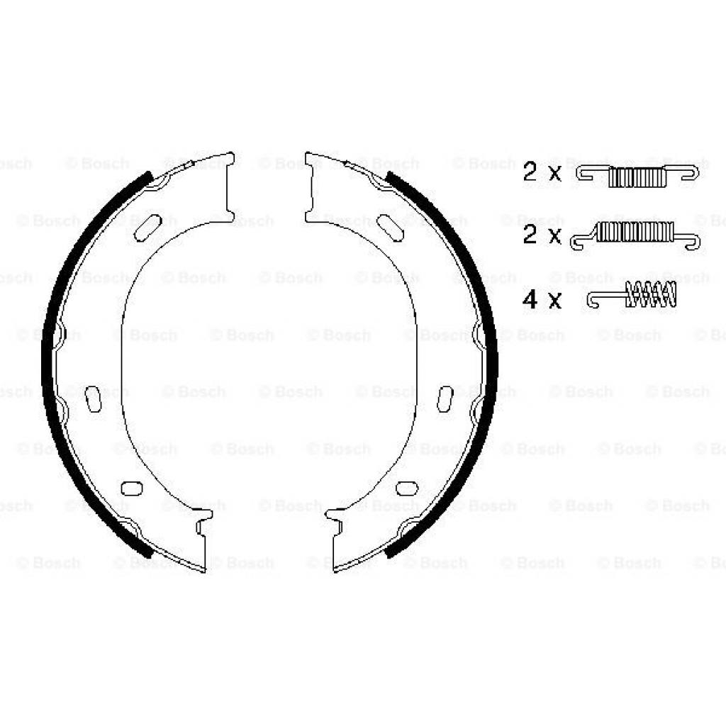 Гальмівні колодки Bosch 0 986 487 610 - зображення 5