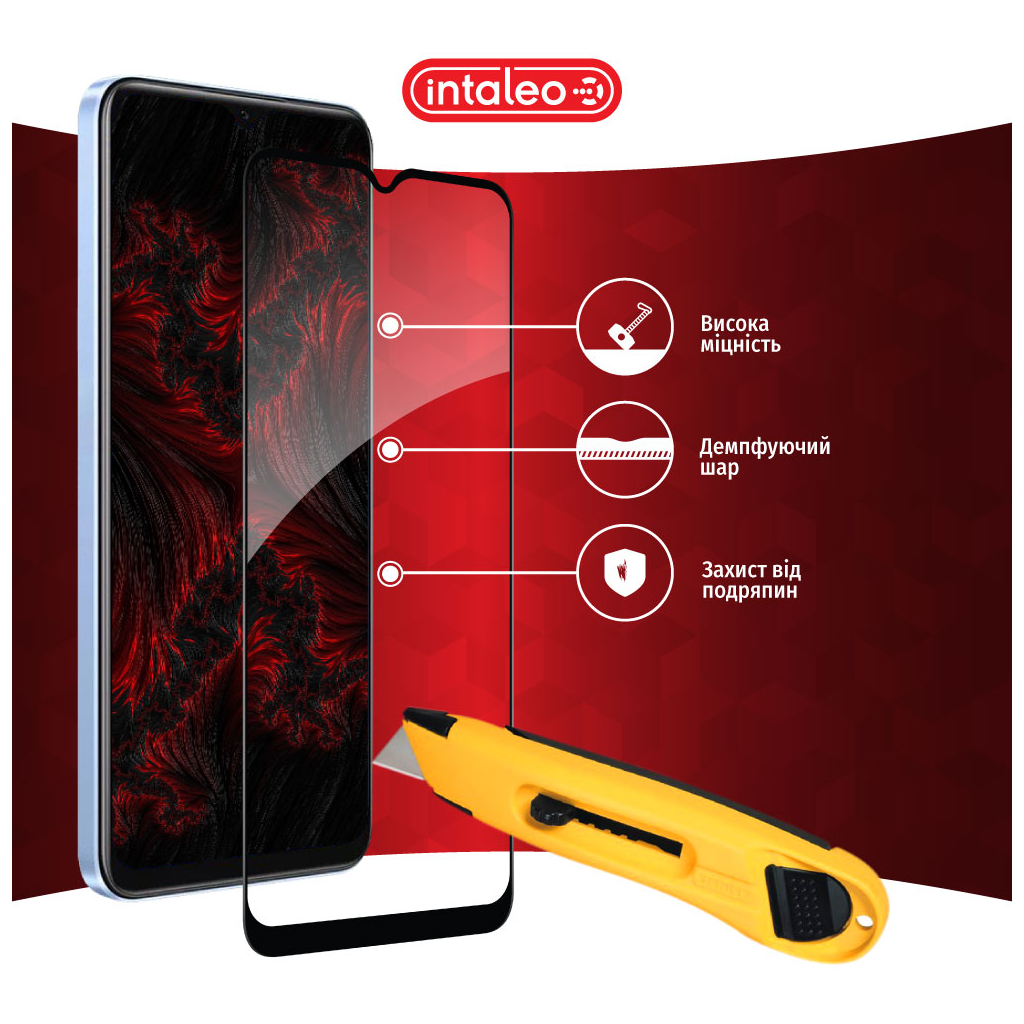 Скло захисне Intaleo Full Glue Realme V20 Black (1283126559440) - зображення 5