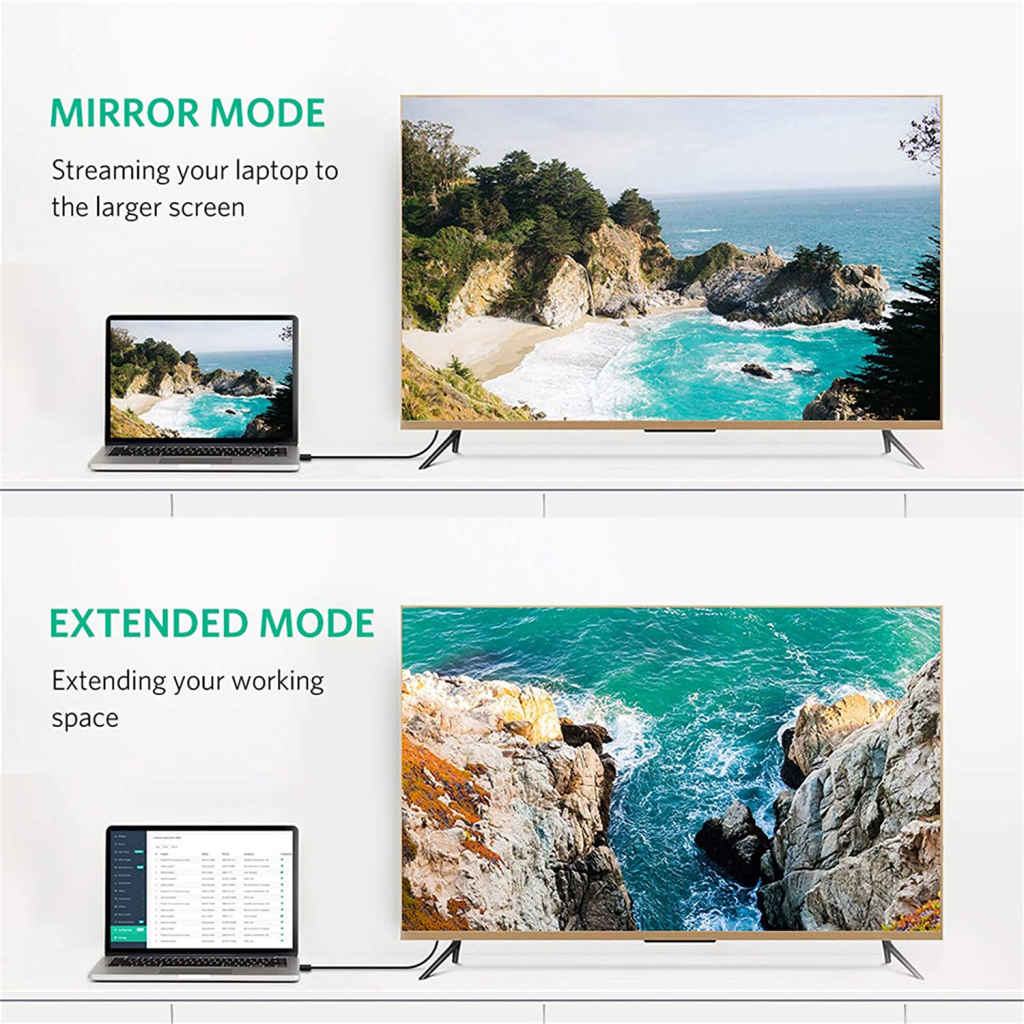 Кабель мультимедійний DisplayPort M to DisplayPort M 2.0m V1.2 Ugreen (10211) - зображення 4