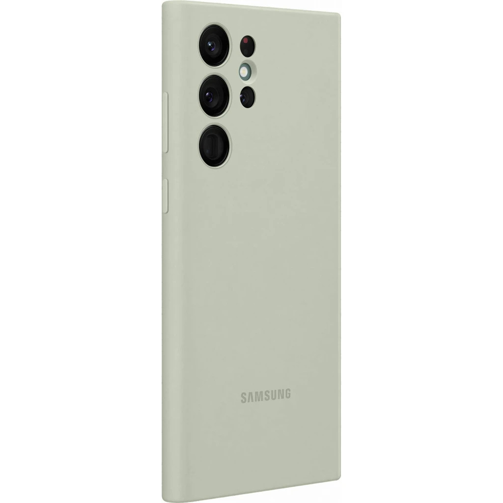 Чохол до мобільного телефона Samsung Silicone Cover Galaxy S22 Ultra Olive Green (EF-PS908TMEGRU) - зображення 4
