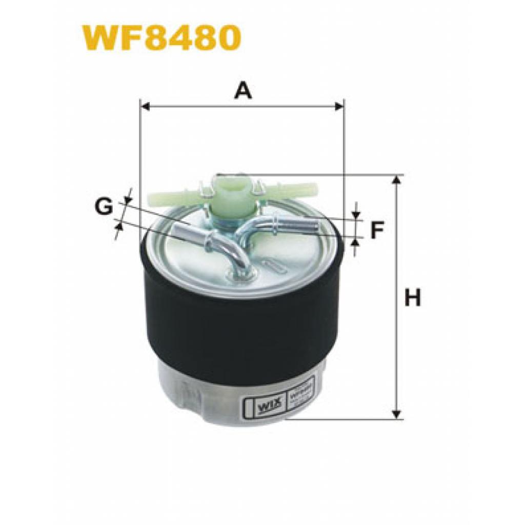 Фільтр паливний Wixfiltron WF8480 - зображення 1