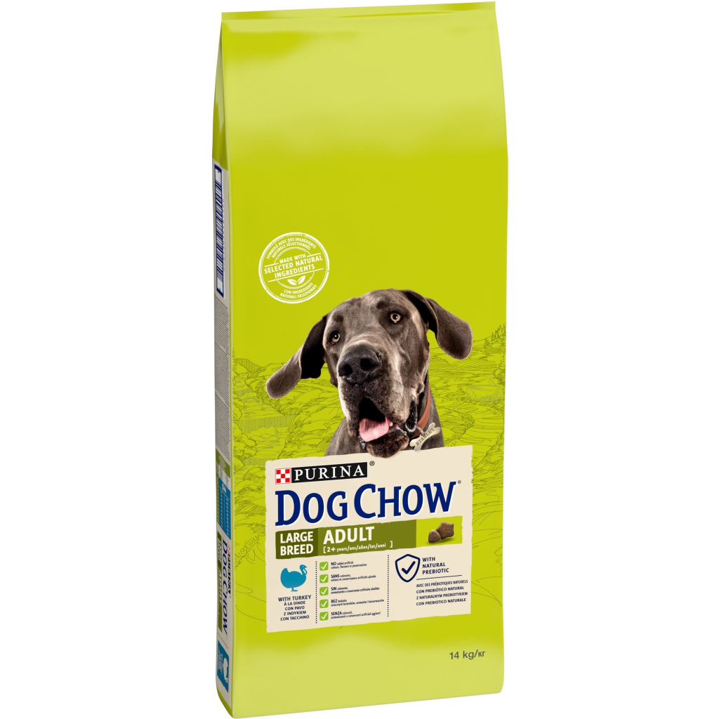 Сухий корм для собак Purina Dog Chow Adult Large Breed зі смаком індички 14 кг (7613034487926) - зображення 3