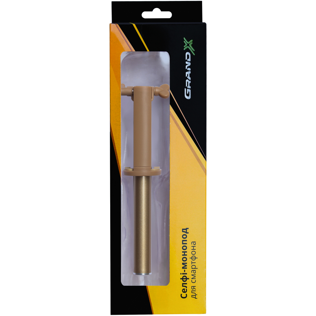Монопод для селфі Grand-X Elegant 3,5 U-кріплення, бронзовий (E3UBE) - изображение 6
