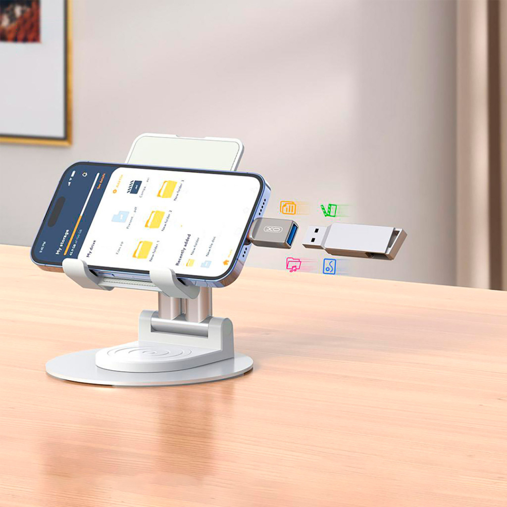 Перехідник OTG USB to Lightning XO (NB281A-IA.tranish) - зображення 5