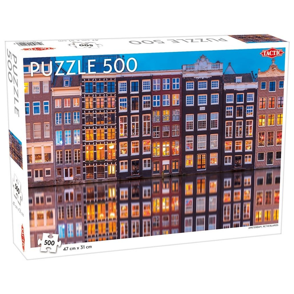 Пазл Tactic Амстердам, Нідерланди, 500 елементів (58291) - зображення 1