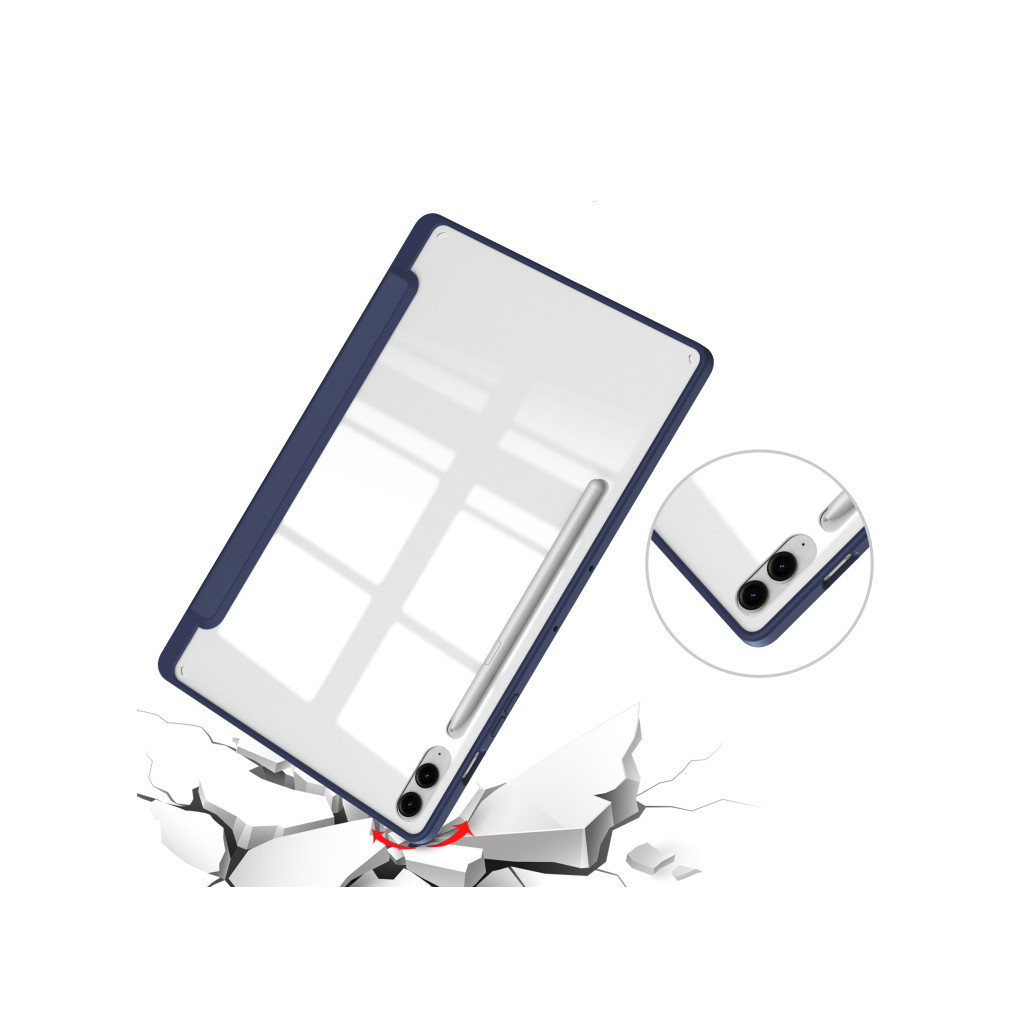 Чохол до планшета BeCover Soft Edge stylus holder Samsung Tab S9 Plus (SM-X810/SM-X816)/S9 FE Plus (SM-X610/SM-X616) 12.4" (710405) - зображення 4