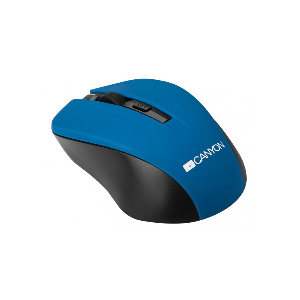 Мишка Canyon MW-1 Wireless Blue (CNE-CMSW1BL) - зображення 2
