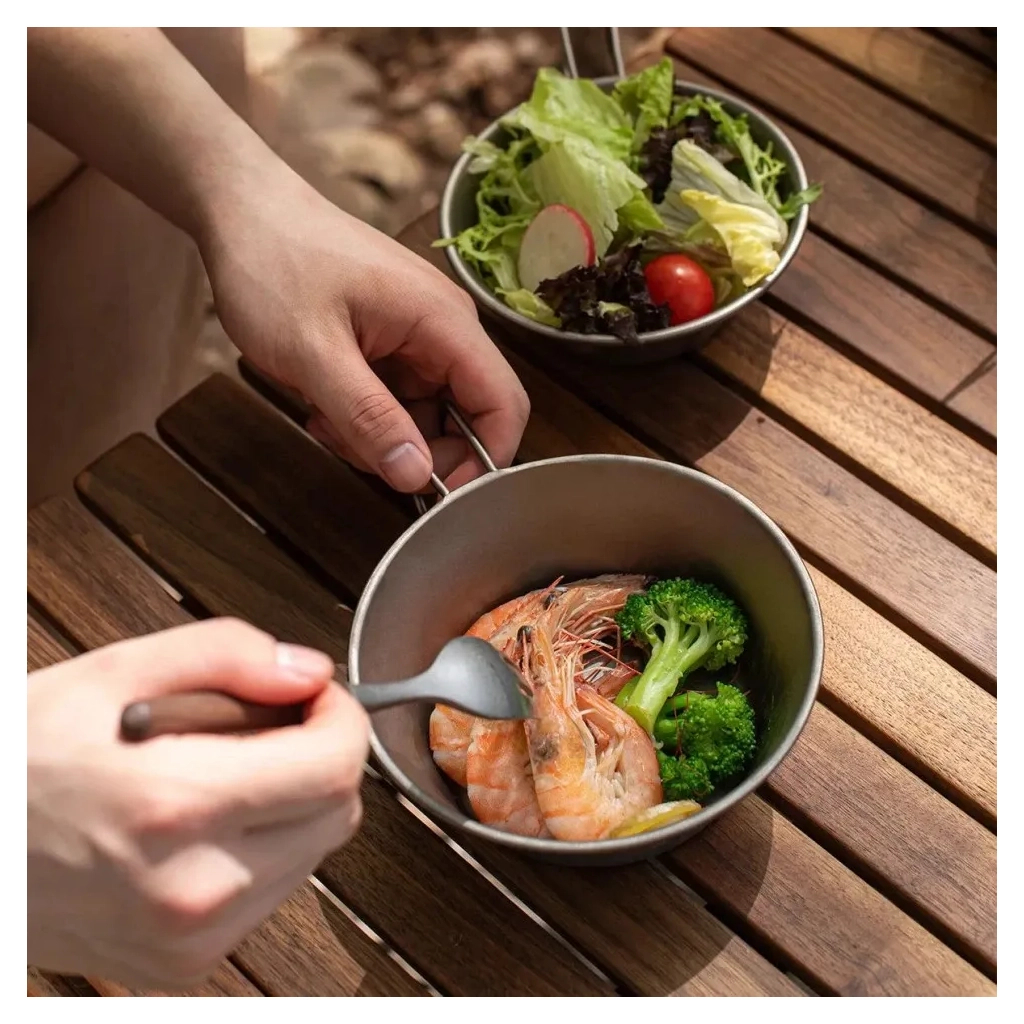 Миска туристична Naturehike титанова NH21CJ010 300 мл (6927595788141) - зображення 2