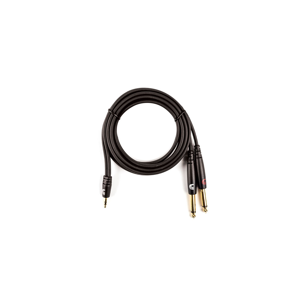 Інсертний кабель D'Addario Custom Series 1/8" to Dual 1/4" Audio Cable (1.8m) (PW-MPTS-06) - picture 5