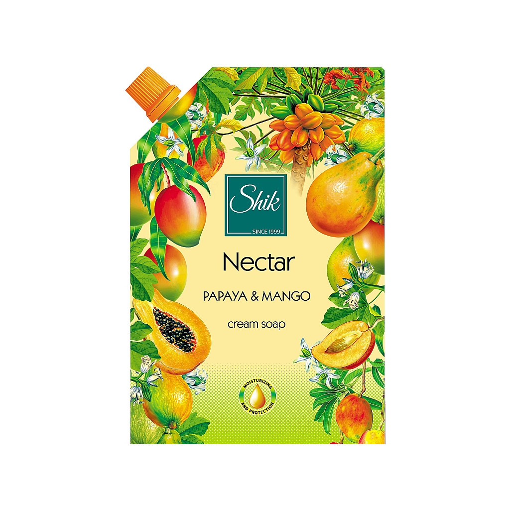 Рідке мило Shik Папая і манго дой-пак 460 г (4820023365872) - изображение 1