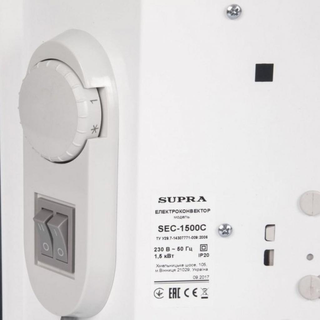 Обігрівач Supra SEC-1500C - зображення 3