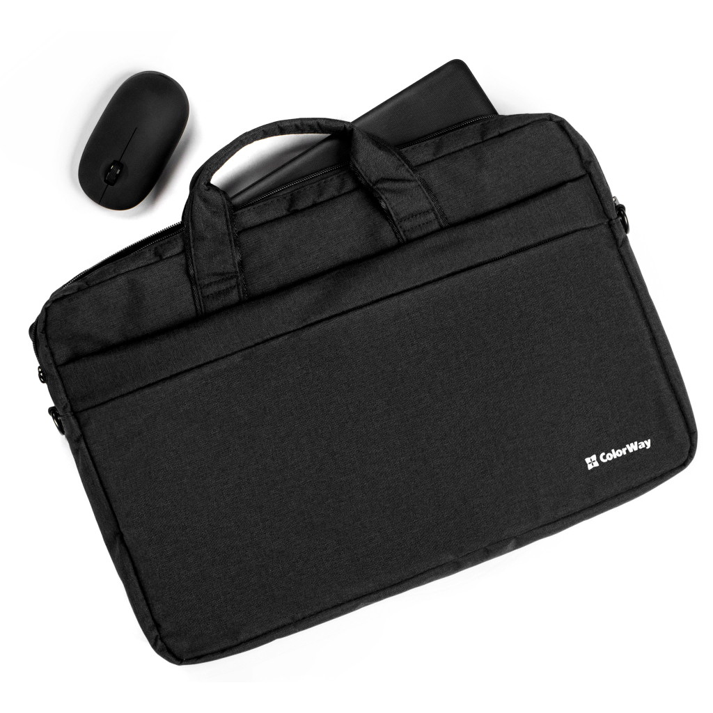 Сумка для ноутбука ColorWay 17.3" Modern Black (CW-LBM173-BK) - зображення 6