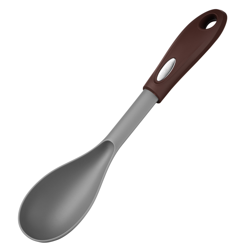 Ложка кухарська Ardesto Gemini, 32см, нейлон, сіро-коричневий (AR2140PG) - зображення 4