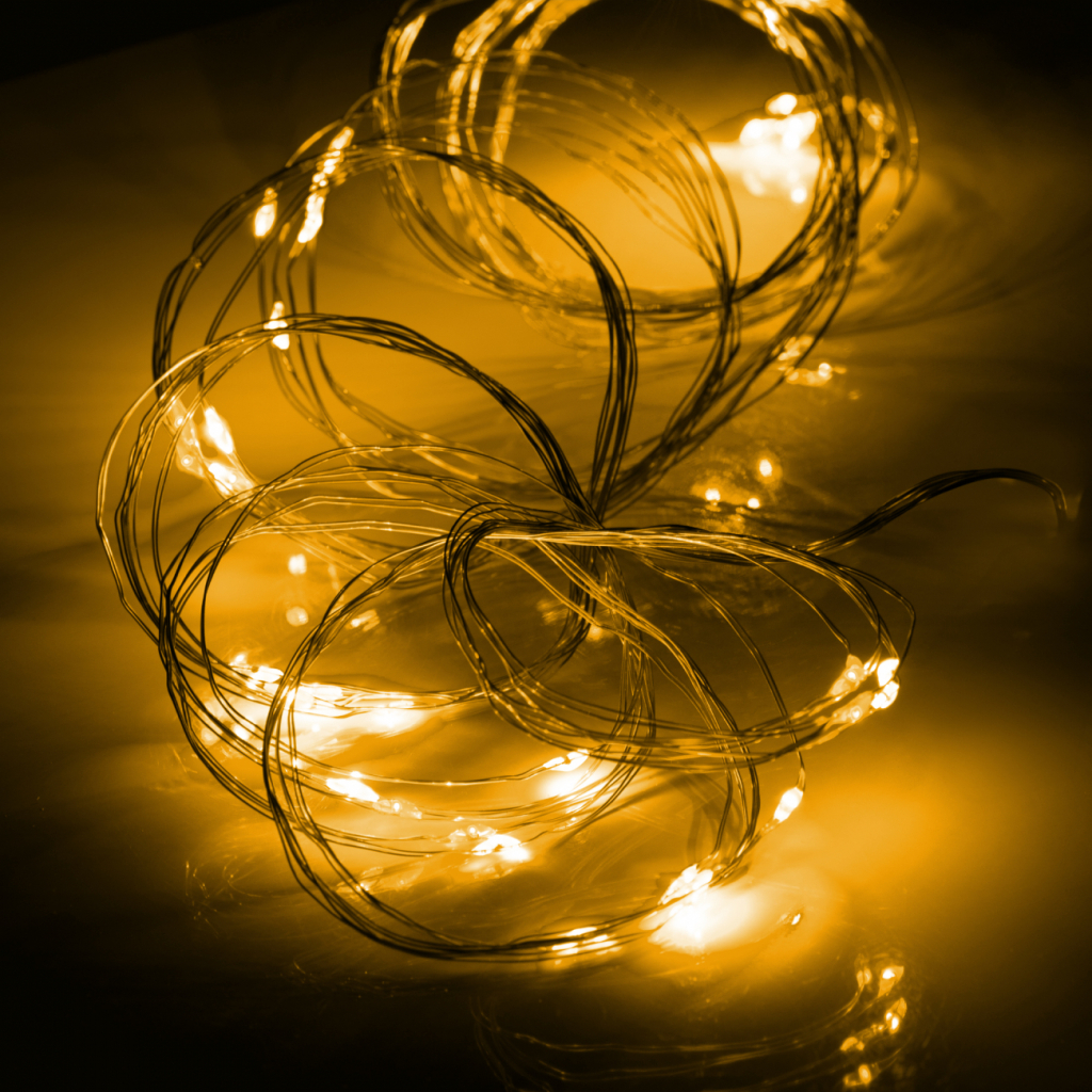 Гірлянда YES! Fun Пучок на мідному дроті 50 LED Тепло-біла 1 м Статична На батарейках (975013) - зображення 3