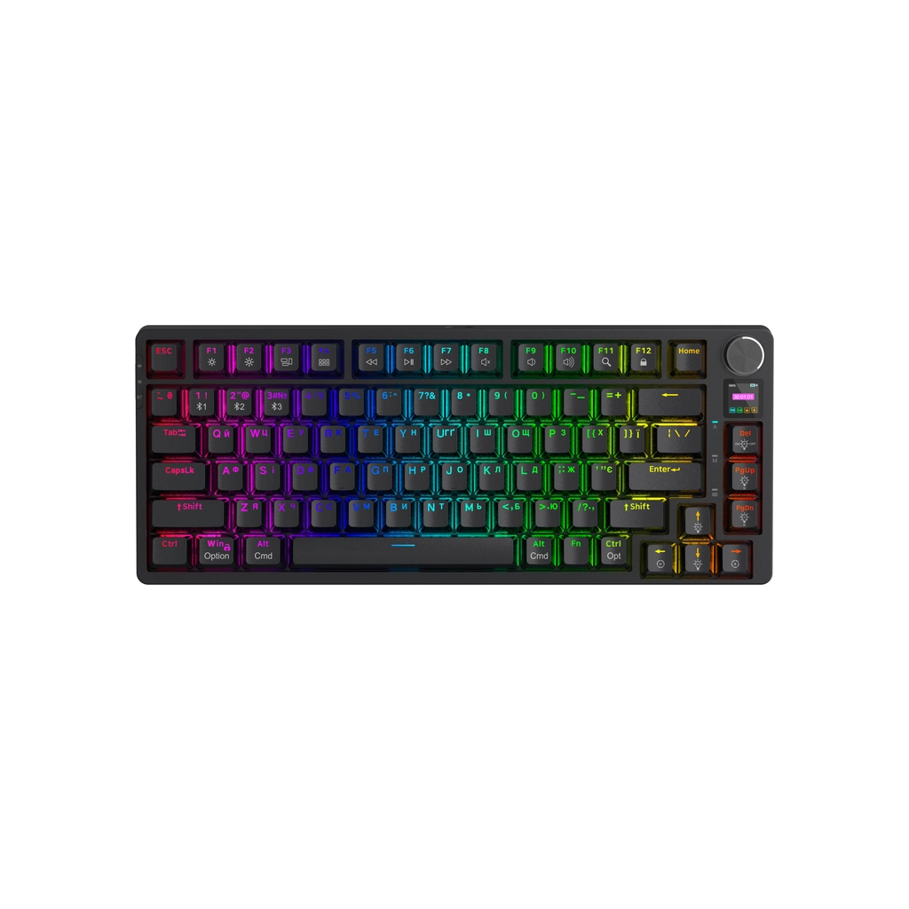 Клавіатура Hator Icefall Pro Wireless/Bluetooth/USB Black (HTK450UA) - зображення 1