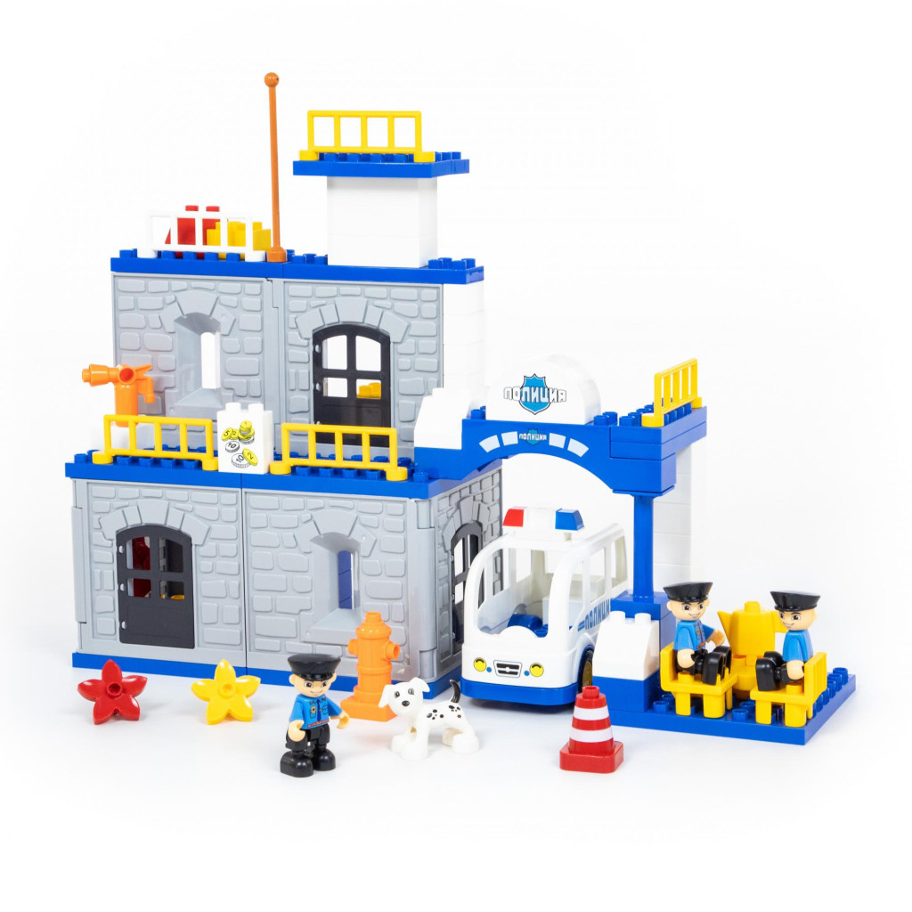 Конструктор Polesie Максі Поліцейська ділянка 94 елементи (77530) - зображення 3