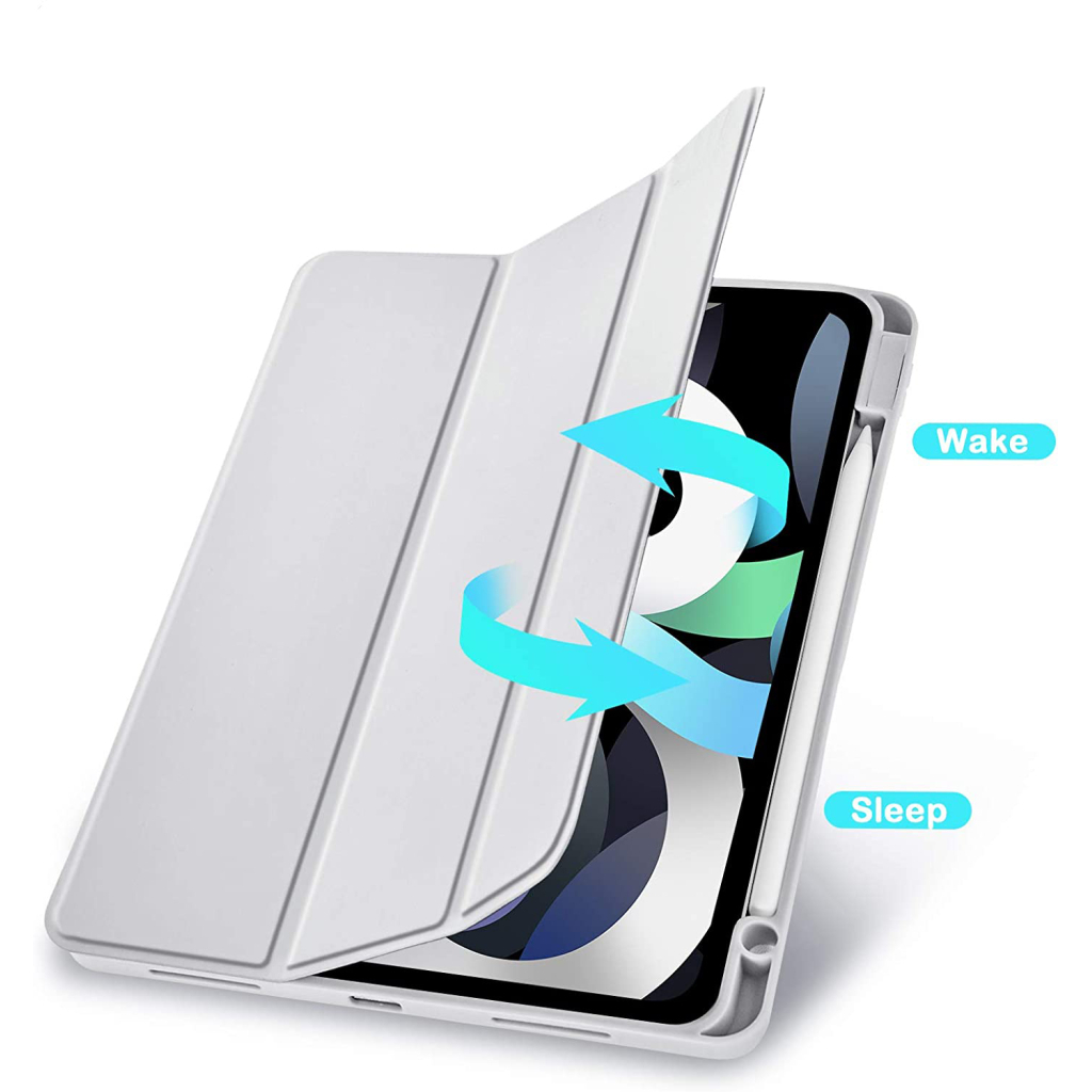 Чохол до планшета BeCover Direct Charge Pen mount Pencil Apple iPad 10.9" 2022 Gray (708498) - зображення 4