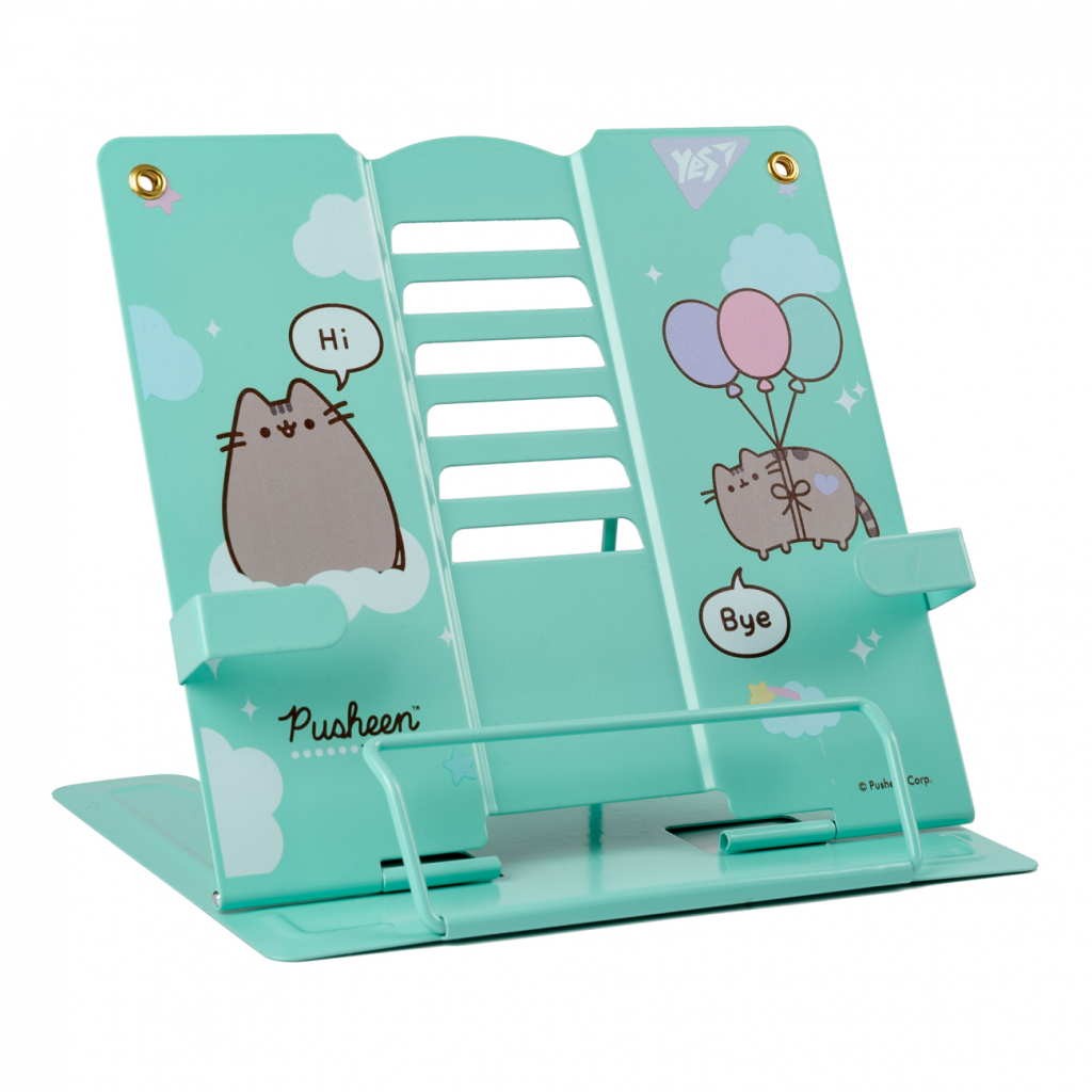 Підставка для книг Yes з додатковими фіксаторами Yes Pusheen метал (470517) - зображення 1