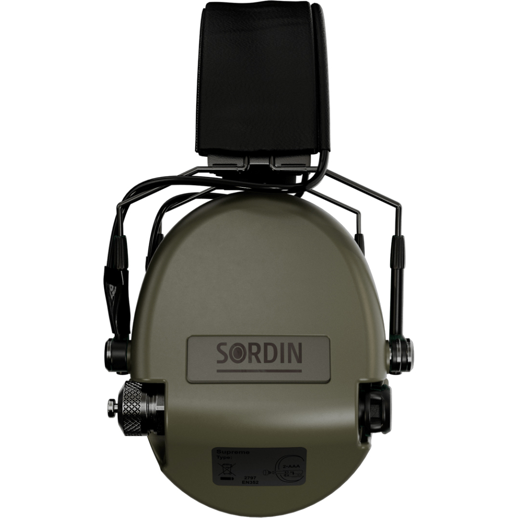 Тактичні навушники Sordin Supreme MIL AUX SFA з верхнім тримачем (74508-06-S) - зображення 5