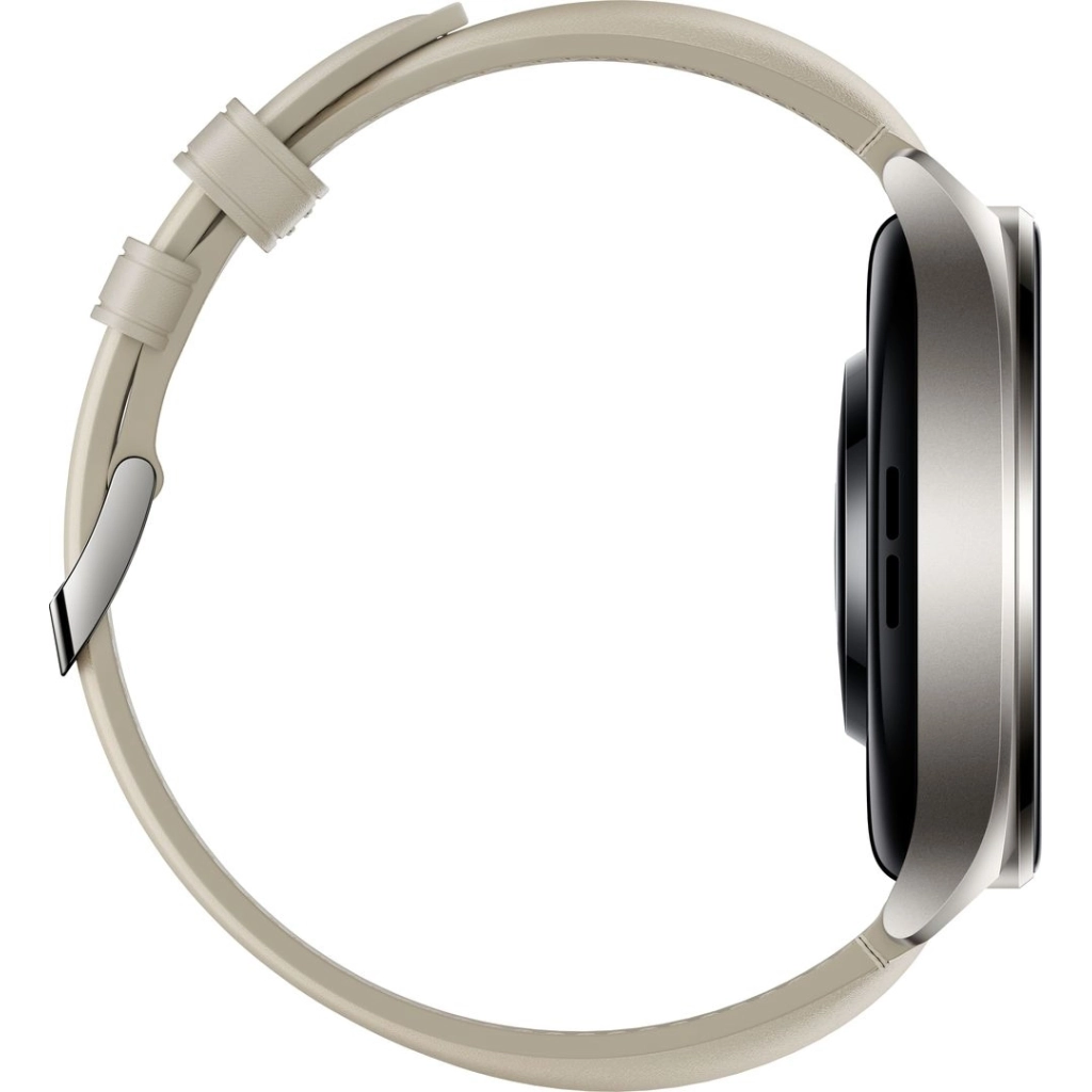 Смарт-годинник Xiaomi Watch 2 Titan BHR9306GL Gray Case White Leather Strap (1093970) - зображення 4