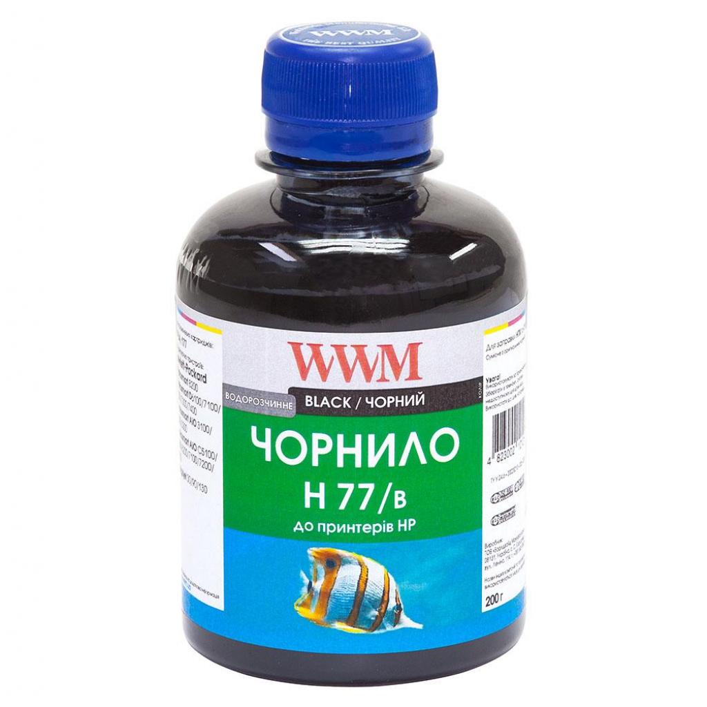 Чорнило WWM HP №177 84 black 200ml (H77/B) - зображення 1