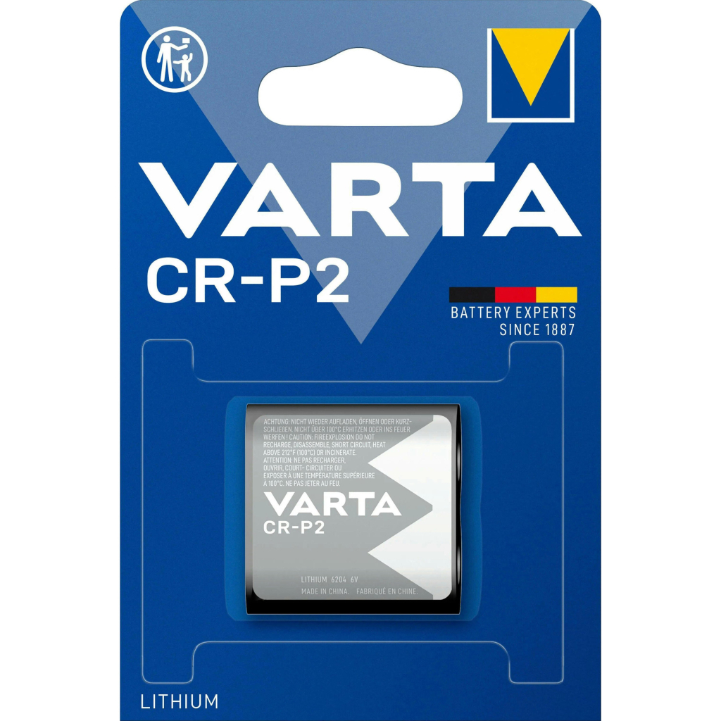 Батарейка Varta PHOTO CR P2 LITHIUM (06204301401) - зображення 1