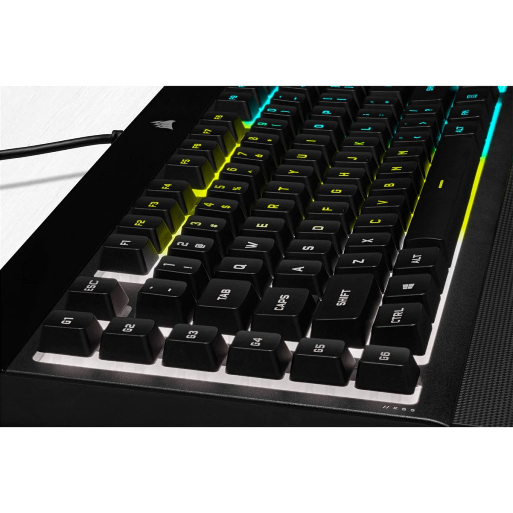 Клавіатура Corsair K55 RGB Pro USB UA Black (CH-9226765-RU) - зображення 8