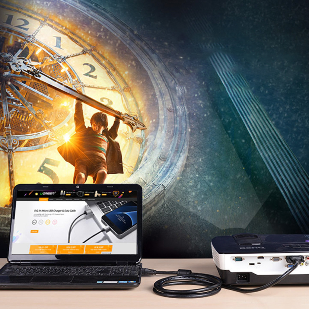 Кабель мультимедійний DVI M to DVI M 2.0m 24+1pin DV101 black UGREEN (11604) - зображення 6