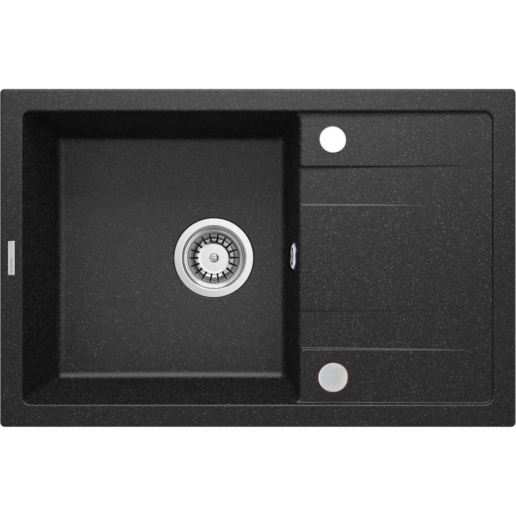 Мийка кухонна Deante Мийка кухонна Deante Corio, граніт, прямокутник, з крилом, 6 (ZRC_2113) - зображення 1