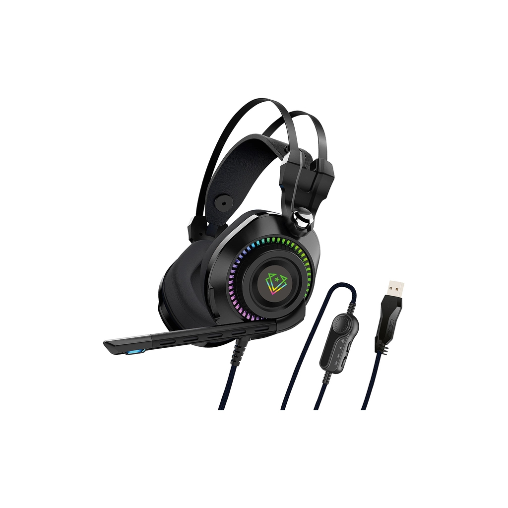 Навушники Vertux Bogota 7.1 USB Black (bogota.black) - зображення 1